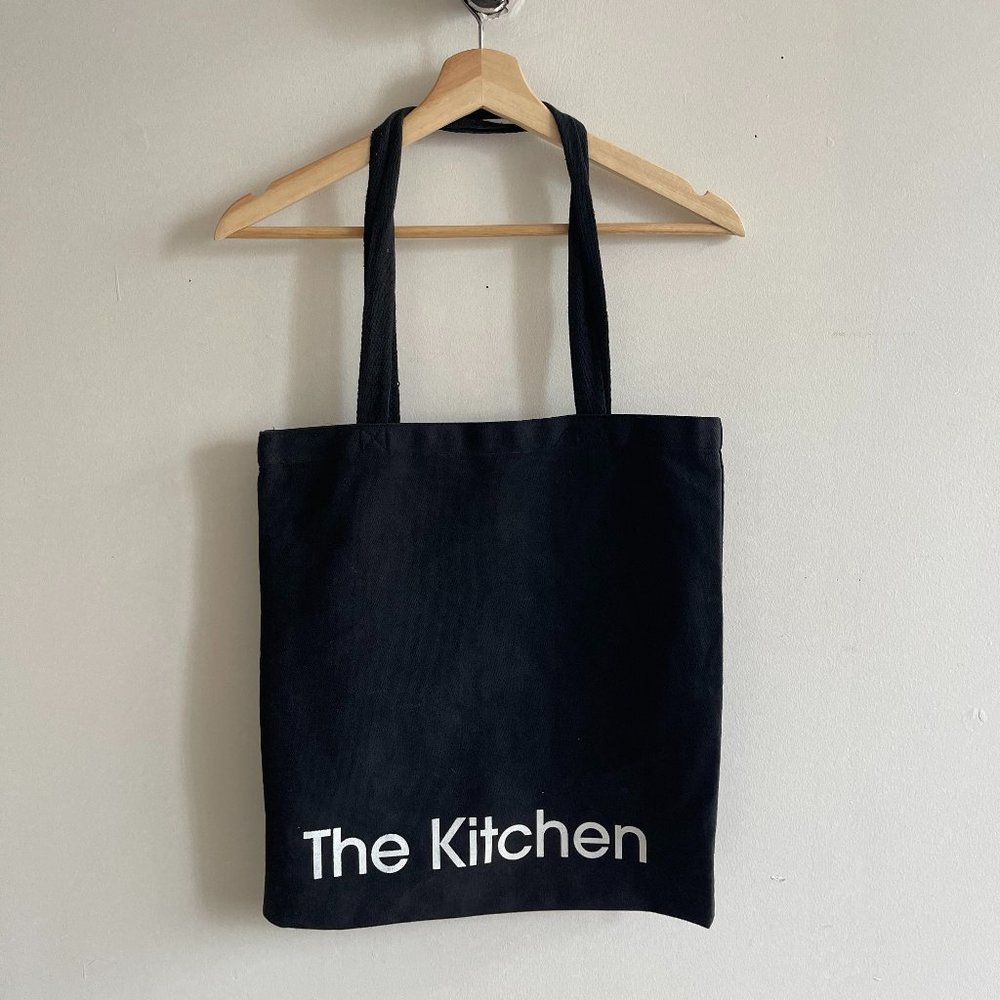 Black Tote from The Kitchen (NYC Gallery), 15"X15"